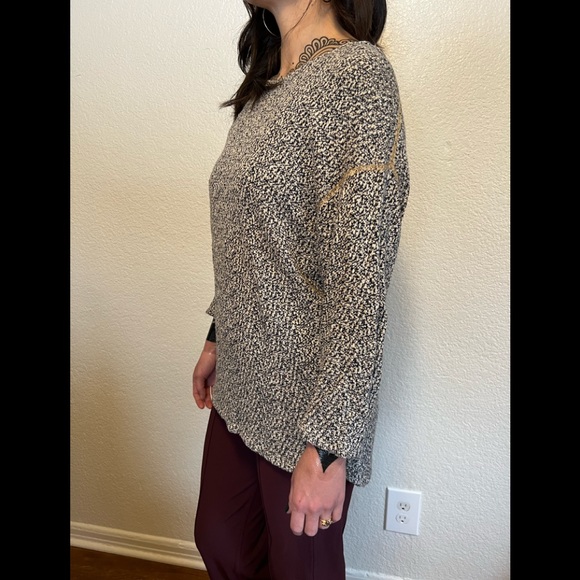 American Apparel raglan sweater, size small, grey multi - Picture 3 of 3